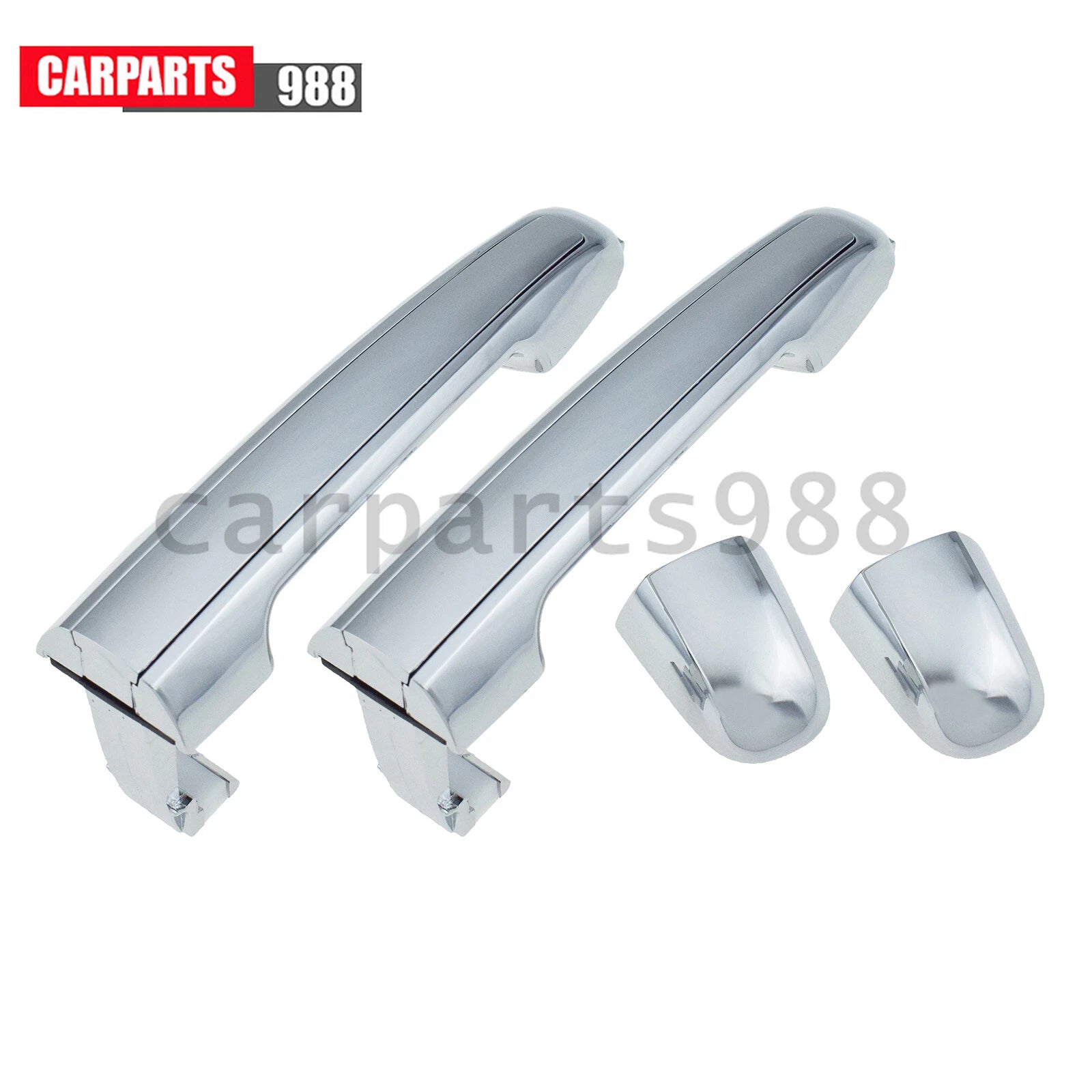 Rear LH & RH Chrome Exterior Door Handle For 2006-10 Hyundai Sonata 826513K000AA 6B93BC-57