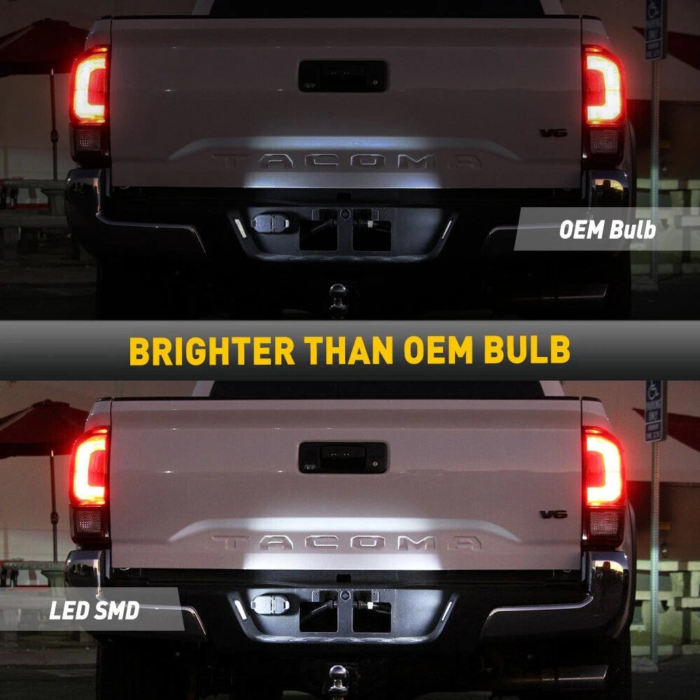 LED White License Plate Lights For 2016 2017 2018 2019 2022 2021 TOYOTA Tacoma 6B93BC-57