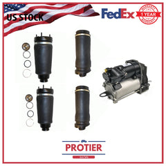 Air Springs & Compressor Compatible with Mercedes R350 Front & Rear Airmatic 6B93BC-57