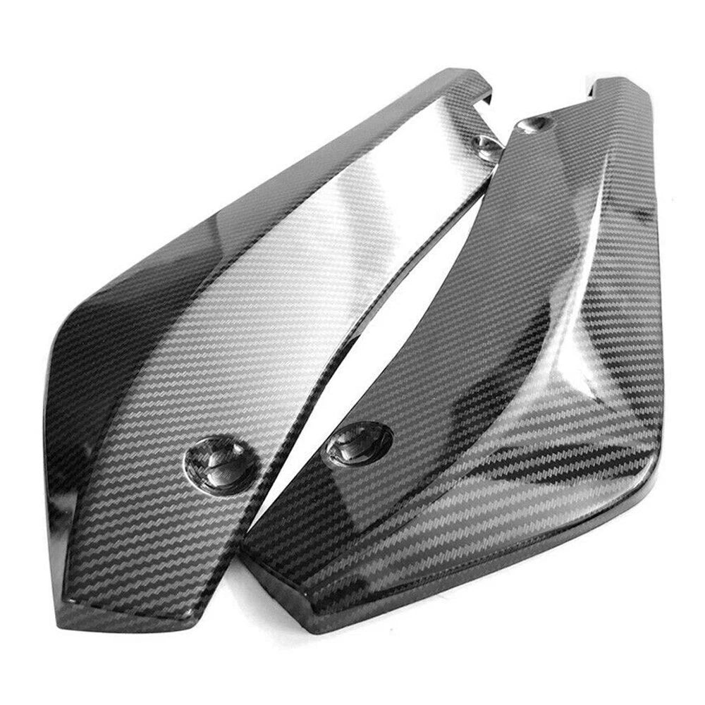 Universal Rear Bumper Lip Diffuser Splitter Canard Protector Carbon Fiber US EOA 6B93BC-57