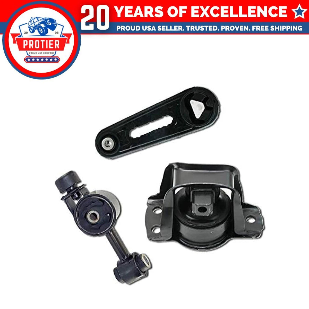 Fits 2009-2014 Nissan Cube 1.8L/2007-2012 Versa 1.8L Motor&Torque Mount Set 6B93BC-57