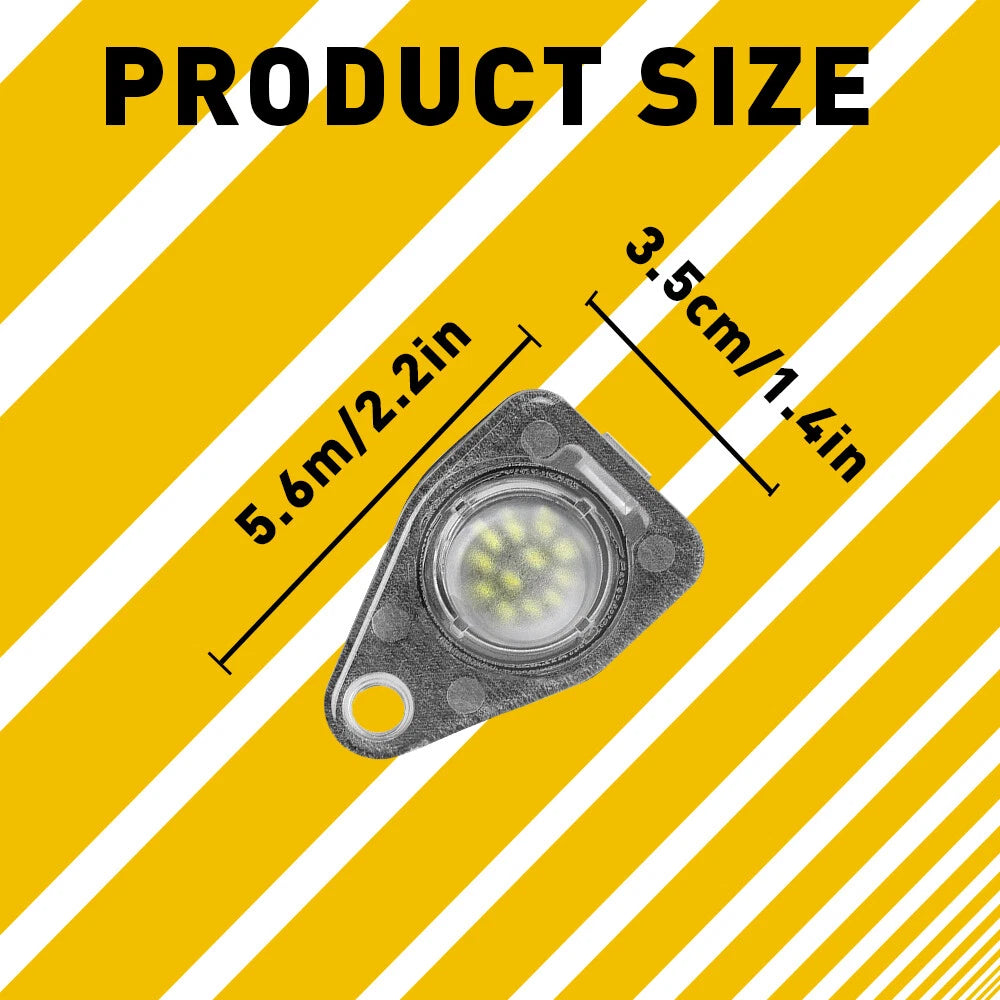 For Expedition Ford Freestar Taurus Navigator [FULL LED]License Plate Light Pair 6B93BC-57