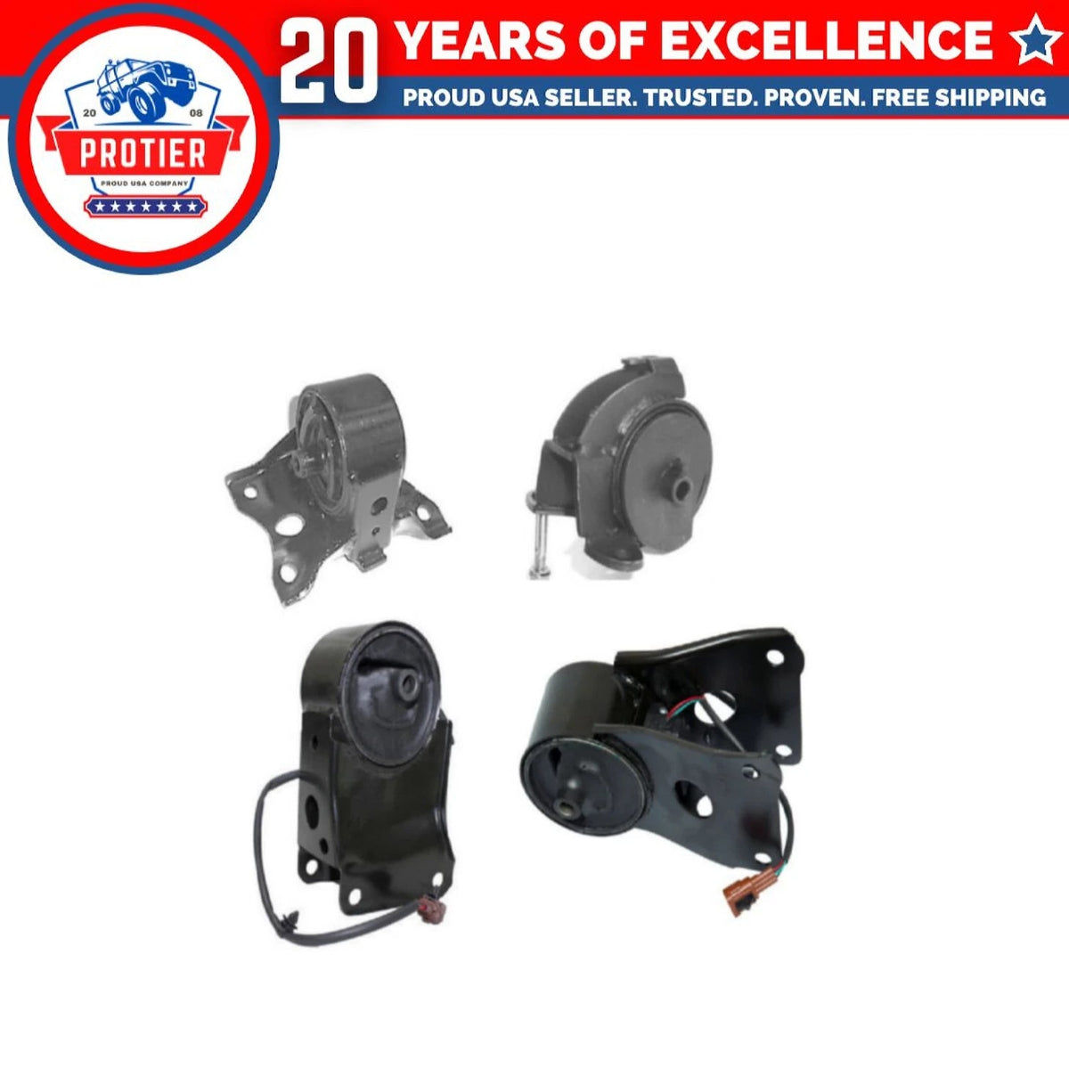 Motor & TransMount 4PCS Compatible for2002-2003 NissanMaxima3.5L AutoTrans w/ 6B93BC-57