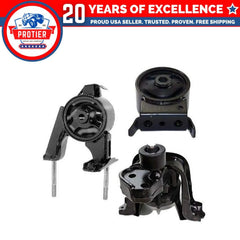 Fits 2000-2005 Toyota Echo 1.5L Engine Motor & Trans Mount Set 3PCS : A7288, 6B93BC-57