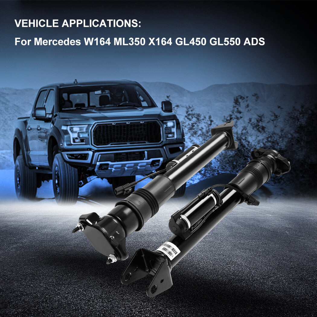 Rear Pair Air Suspension Shocks For Mercedes W164 ML320/350 X164 GL450 GL550 ADS 6B93BC-57