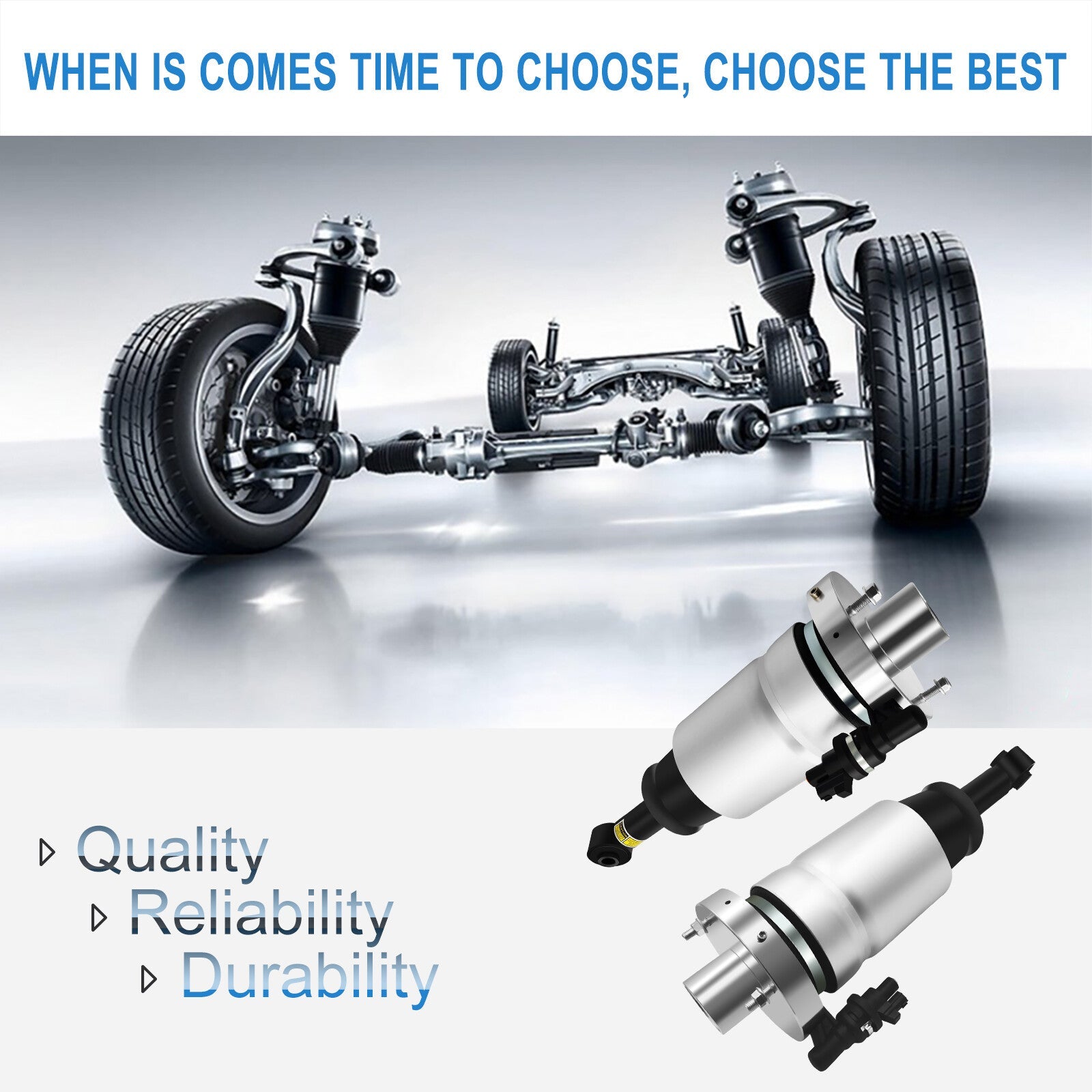 Pair Rear air suspension shock struts For Lincoln Navigator Ford Expedition 6B93BC-57