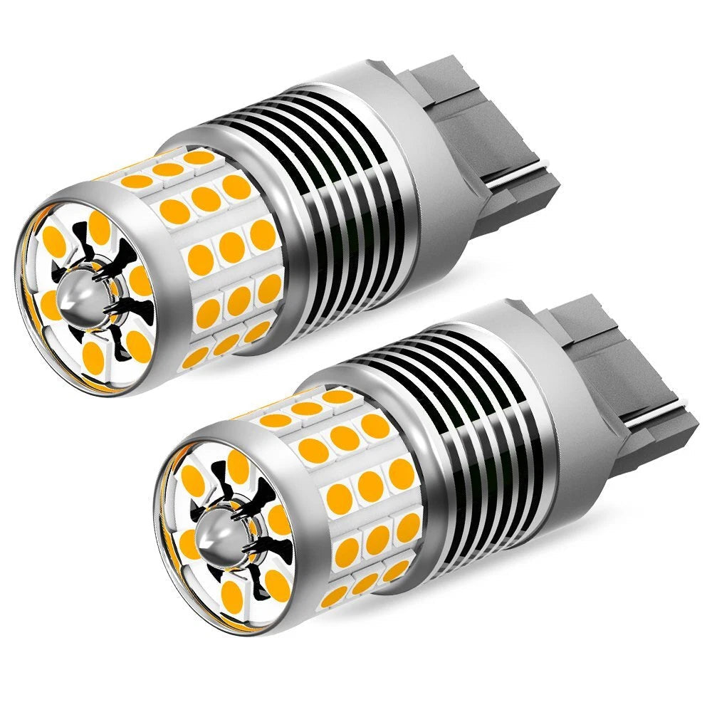 AUXITO 7440 Amber Yellow LED Turn Signal Light Bulbs Canbus Anti Hyperflash Bulb AUXITO