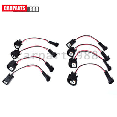 8Pcs LQ4 LQ9 4.8 5.3 6.0 Wire Harness to LS2 LS3 LS7 EV6 Injector Adapters Kit 6B93BC-57