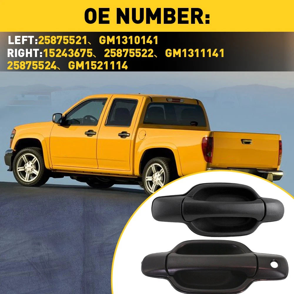 Front Outer Outside Exterior Door Handles Left Right & Pair Set for Colorado EOA 6B93BC-57