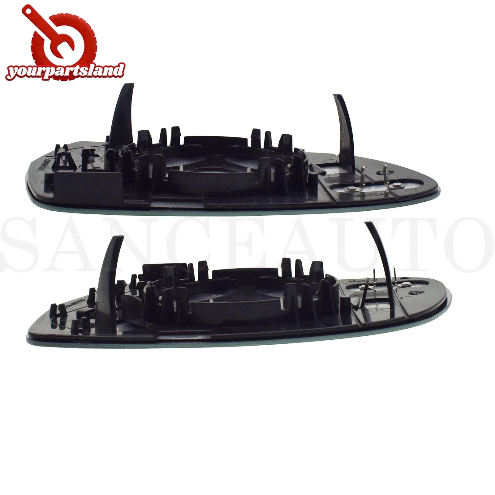 LH RH Mirror Glass w/ Backing Heated 2PCS for Audi A5 A3 8P S5 A4 B8 8K0857536F 6B93BC-57