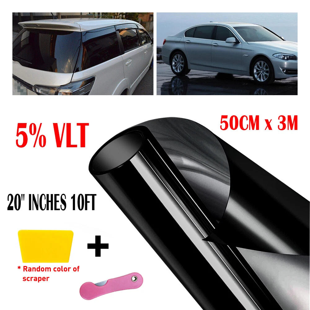 Uncut Roll Window Tint Film 5% VLT 15% 25% for Car Home Office Glass Tool EOA 6B93BC-57