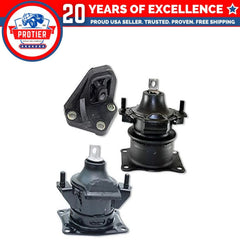 Fits 2003-2007 Honda Accord 2.4L Front & Rear Motor & Upper Trans Mount 3pcs : 6B93BC-57