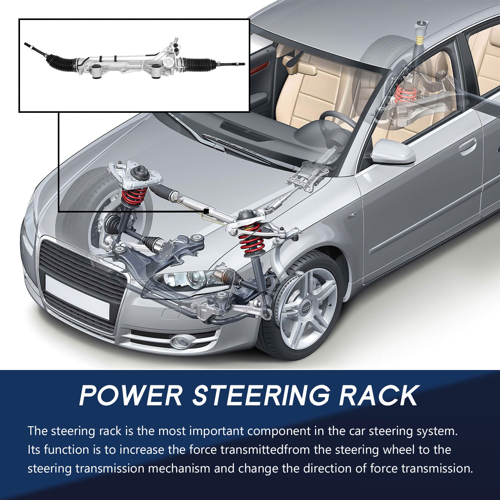 ECCPP Power Steering Rack & Pinion Assembly For Ford Explorer Ranger Mountaineer ECCPP