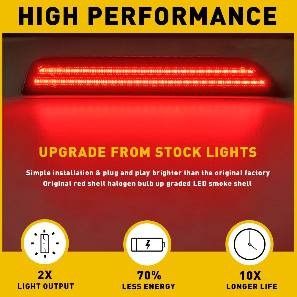 For 10-14 LED Mustang Ford Rear Smoke Marker Turn Side Lamps Signal Light 2pcs 6B93BC-57