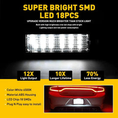 White LED License Plate Light Lamp for 2015-2021 Dodge Charger Challenger EOA 6B93BC-57