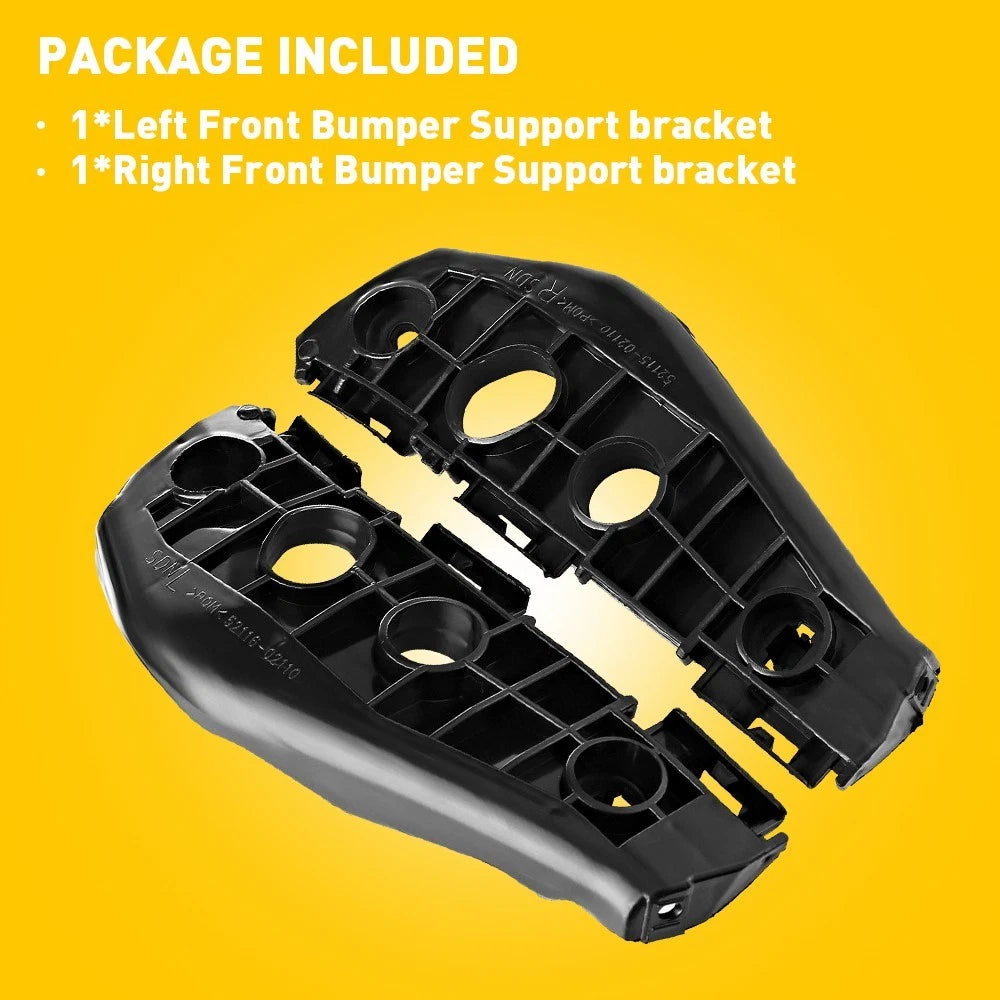 For 2009-2010 Toyota Corolla 2PCS Left Right Side Bumper Support Bracket EOA 6B93BC-57