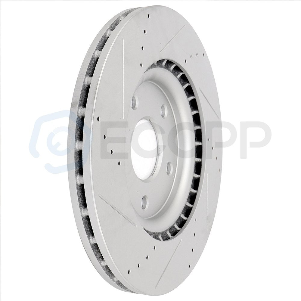 Front Brake Discs Rotors For Chrysler Pacifica Dodge Journey Volkswagen Routan 6B93BC-57