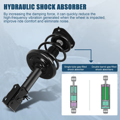 Front Complete Strut Spring Mount 2PCS For Nissan Altima 2008-2011 2.5L l4 Only 6B93BC-57