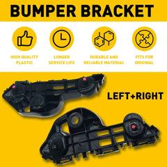 Bumper Bracket For 2018-2021 Toyota Camry Side Cover Reinforcement L+R Set of 2 6B93BC-57
