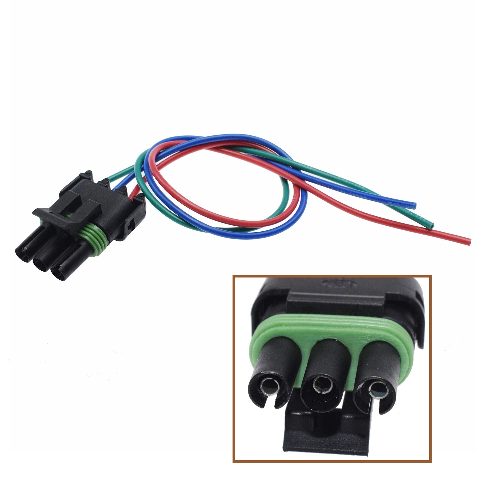 3 Way For TPI TBI Chevy GM MAP Pressure Sensor Wire Pigtail Connector Harness 6B93BC-57