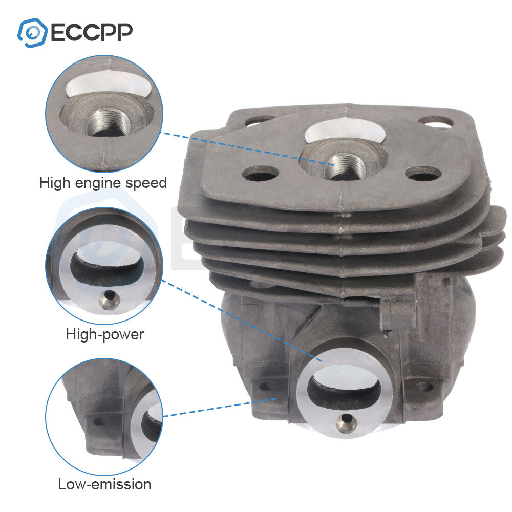 47mm Cylinder Piston Kit  For Husqvarna Husky 357 359 Chainsaw 6B93BC-57