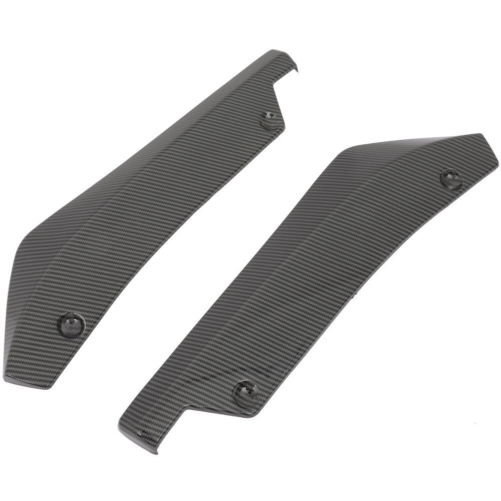 Universal 2pcs Carbon Color Rear Bumper Lips Diffuser Car Accessories Body Kit 6B93BC-57
