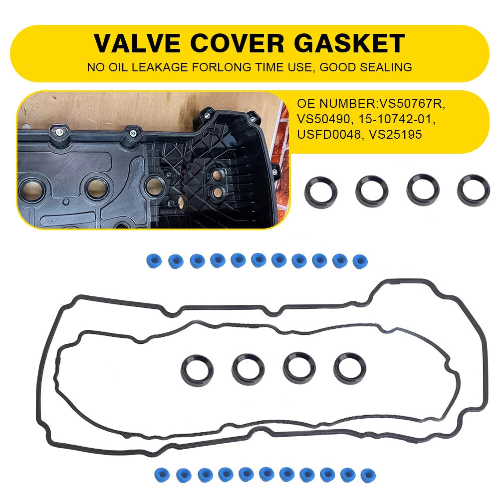 Valve Cover Gasket Kit For 2007-2014 Ford Edge 3.5L Limited SE SEL Sport USA EOA 6B93BC-57