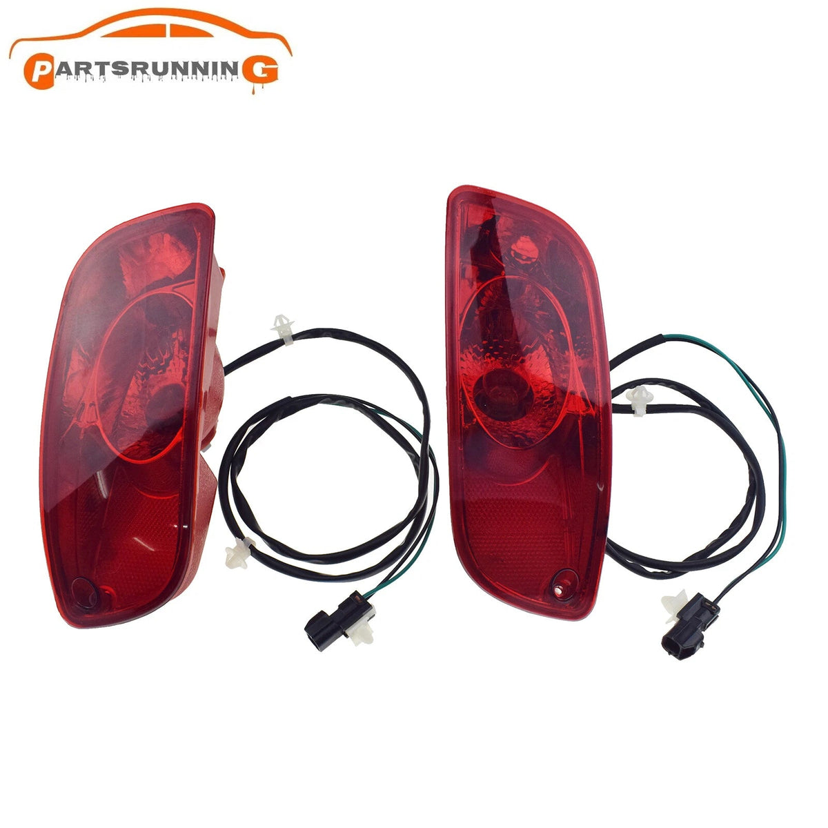 Pair Rear Bumper Reflector Lamp Left Right For Hyundai Santa Fe (CM) 2007-2009 6B93BC-57