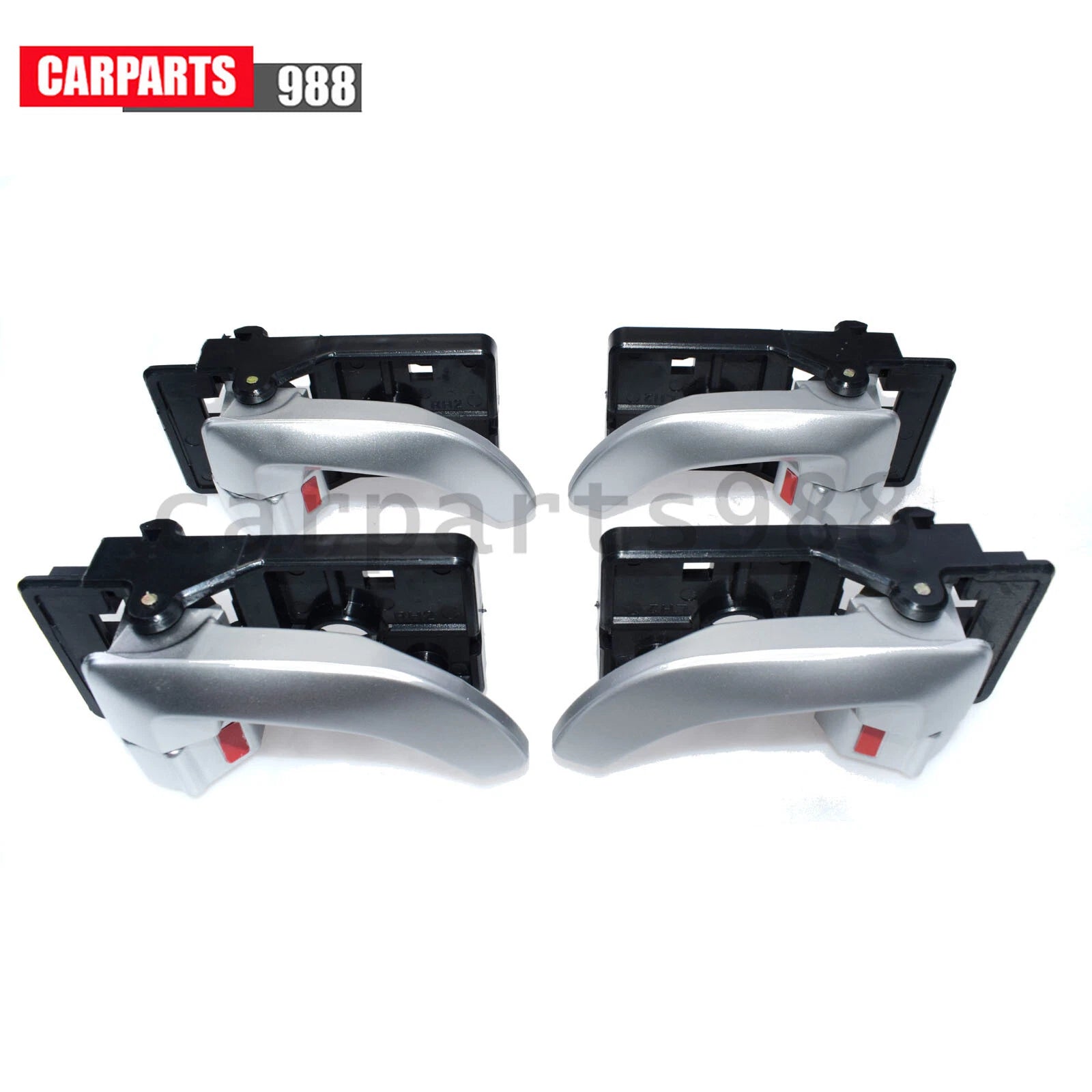 Interior Chrome Door Handle Front Rear LH RH For 05-09 Hyundai Tucson 826102E000 6B93BC-57