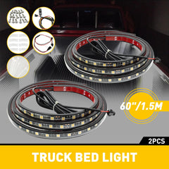 2X AUXITO 60" LED Cargo Truck Bed Light Strip Lamp Lighting Kit Waterproof EOA AUXITO
