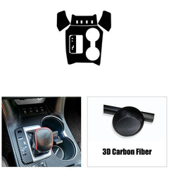 Interior Center Console Carbon Fiber Molding Sticker For Toyota Highlander 15-21
