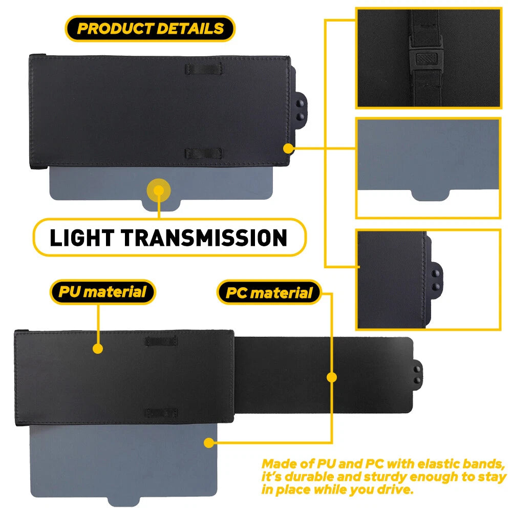 Car Sun Visor Extension Extender Shield Truck Front Window Shade Anti Glare EOA 6B93BC-57