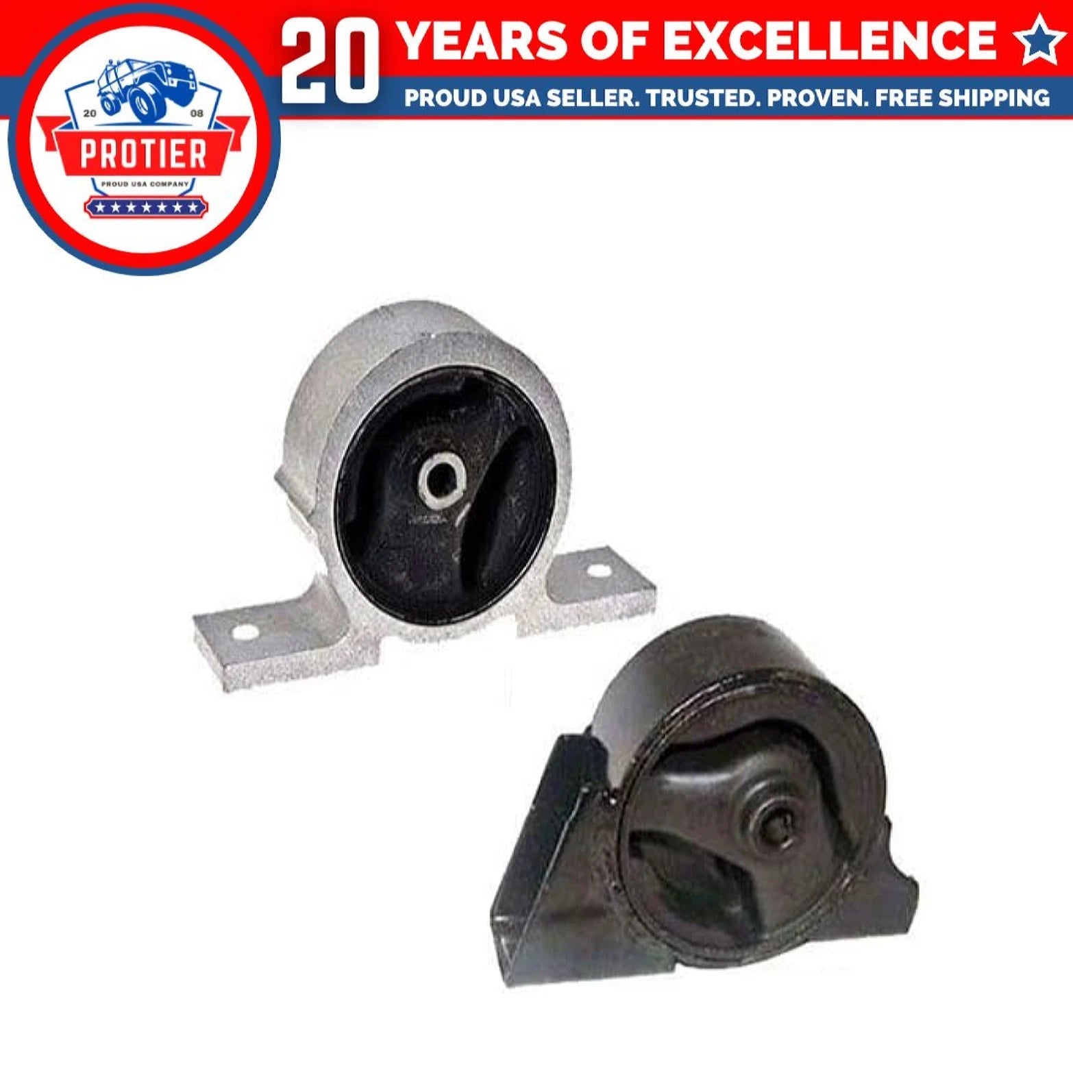 Fits 2000-2006 Nissan Sentra 1.8L Front Right & Rear Motor Mount Set 2PCS : 6B93BC-57