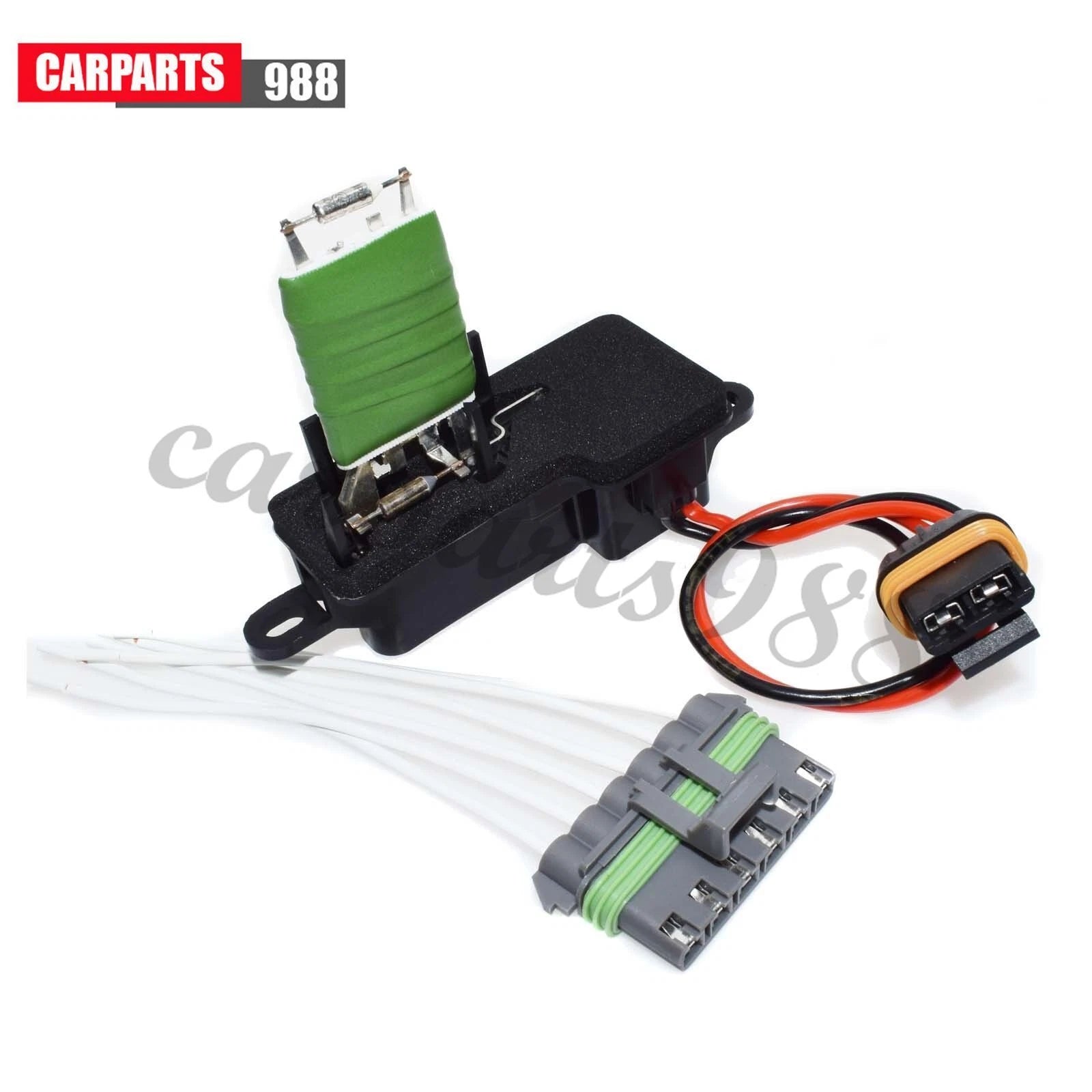 Heater Blower Motor Resistor & Connector For Chevrolet Astro GMC Safari 89018436 6B93BC-57