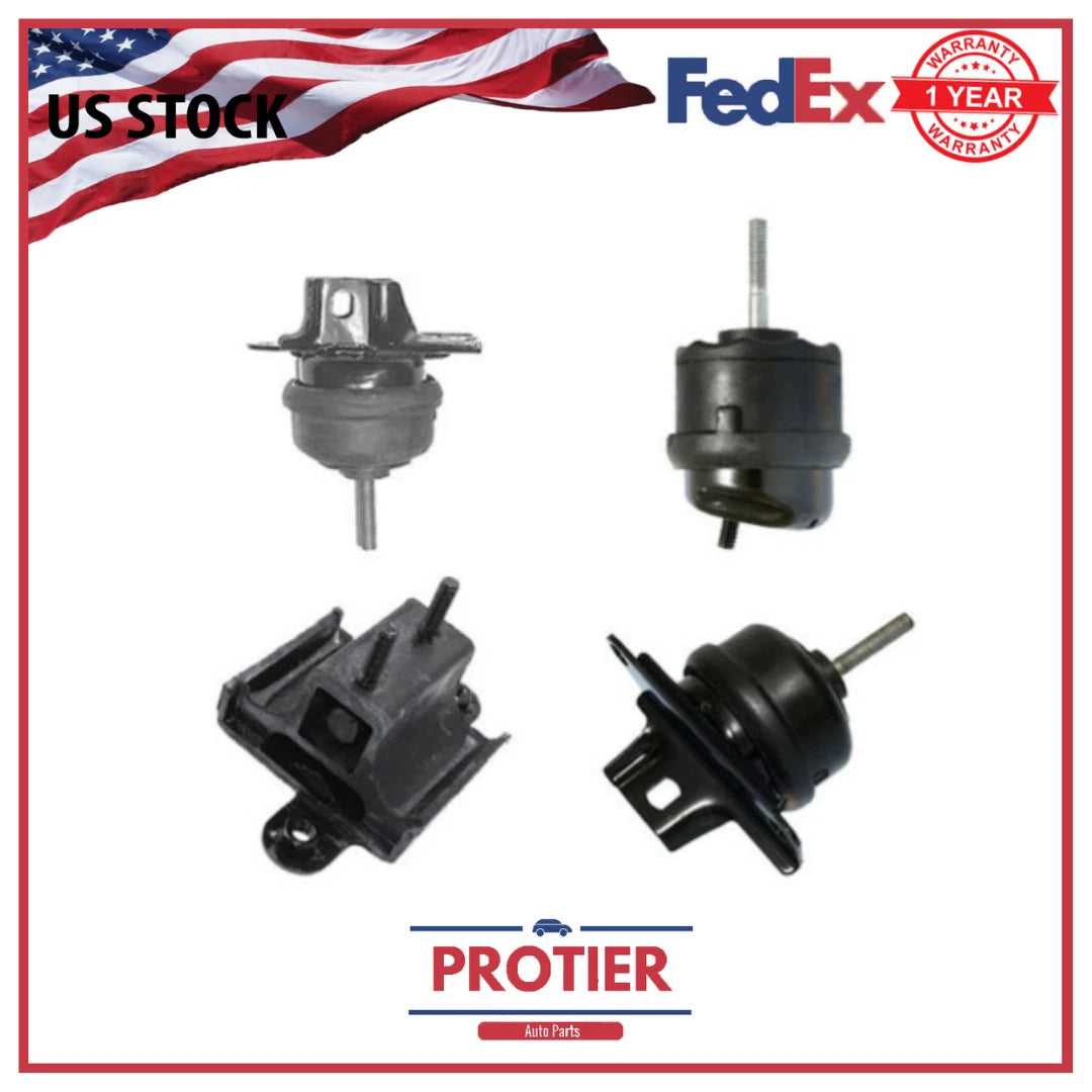 Motor & Trans Mount 4PCS Set For 2000-2004 Cadillac Deville 4.6L for Auto Trans 6B93BC-57