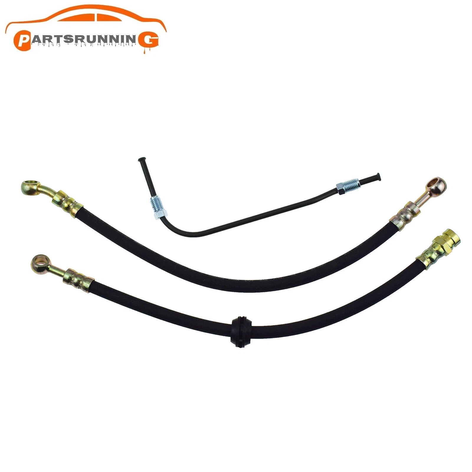 Upper Lower Brake Hose Kit W/ Pipe For Honda CB350/360/400F/450K/500/550/750 6B93BC-57