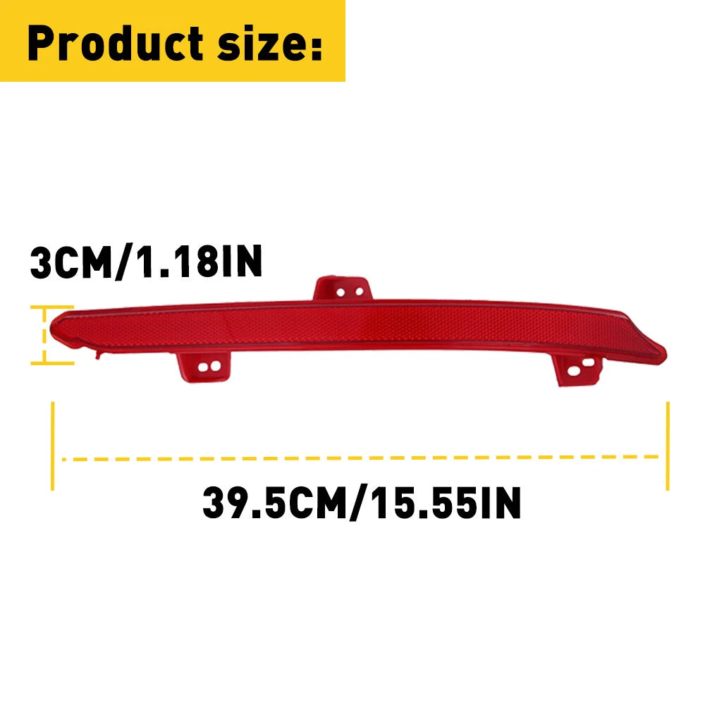 For 2018-2022 Honda Accord Bumper Rear Reflector Light Tail Passenger Lamp Side 6B93BC-57