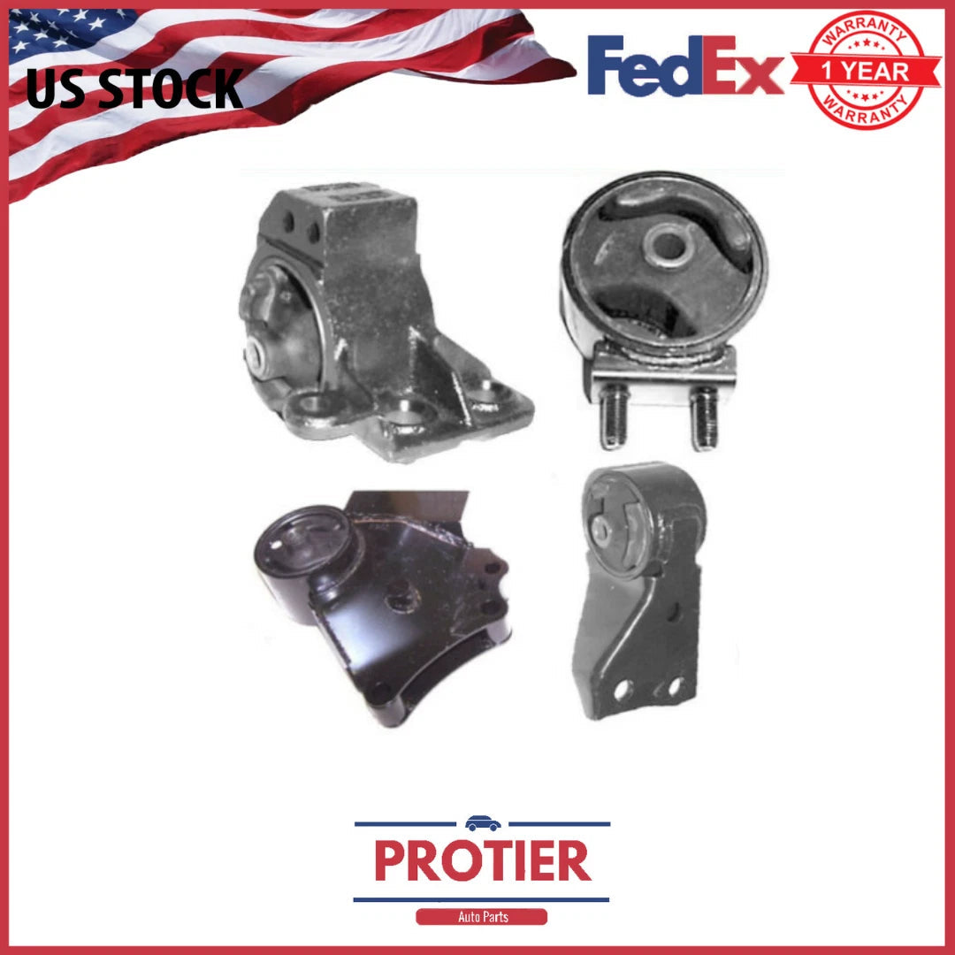 Motor & Trans Mount 4PCS Set for 2000-2004 Kia Spectra 1.8L for Auto Trans 6B93BC-57