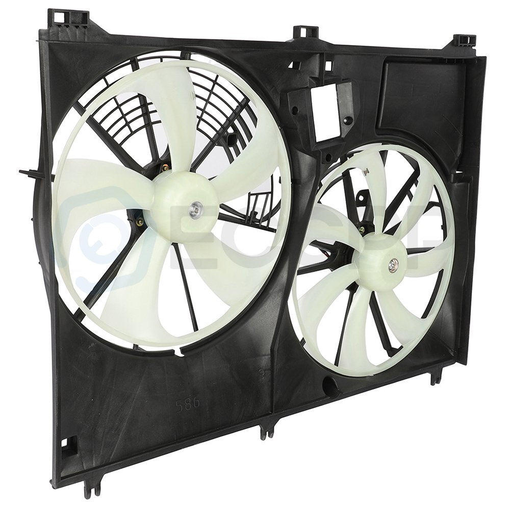 Radiator Condenser Cooling Fan Assembly For 2014-2018 2019 Toyota Highlander 6B93BC-57
