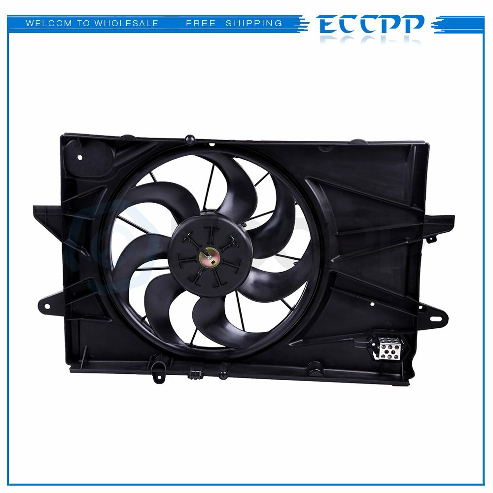 Radiator Cooling Fan Assembly For 2010 2011 2012 Chevrolet Equinox LS LTZ KOEEP
