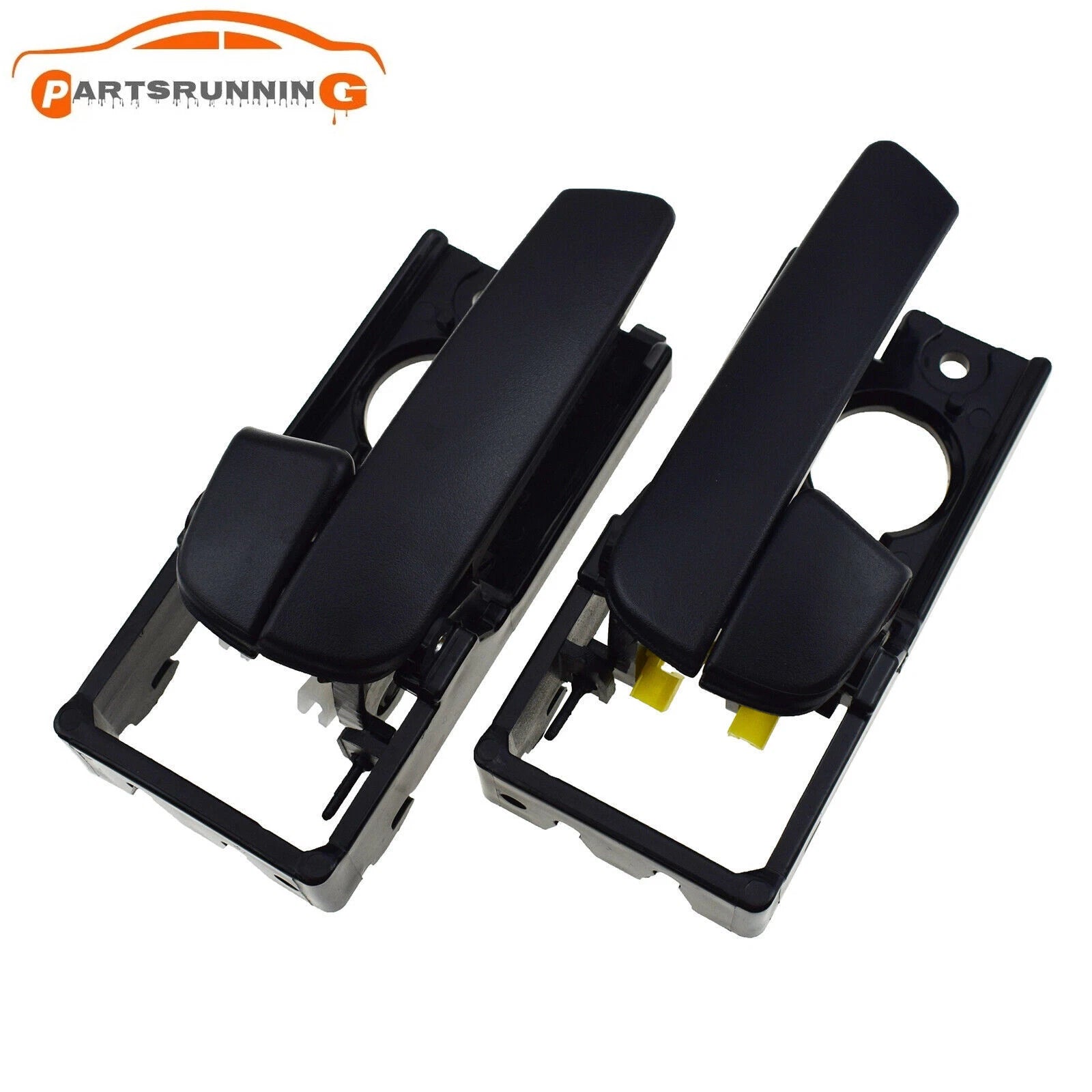 2PCS Inside Inner Left & Right Side Black Door Handle For 2006-2011 Kia Rio Rio5 6B93BC-57