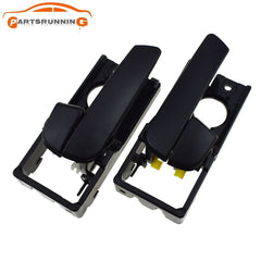 2PCS Inside Inner Left & Right Side Black Door Handle For 2006-2011 Kia Rio Rio5 6B93BC-57