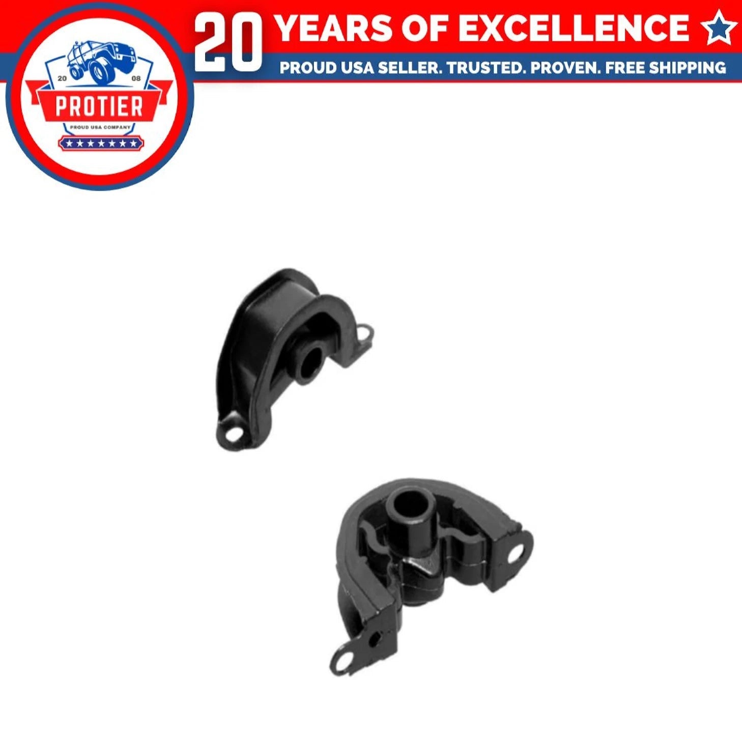 Fits 1994-2001 Acura Integra 1.8L Front & Front Left Lower Motor Mount Set 2PCS 6B93BC-57
