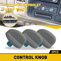 For 95-99 GMC CHEVY PICKUP TRUCK TAHOE HEATER SUBURBAN CLIMATE CONTROL KNOBS EOA 6B93BC-57
