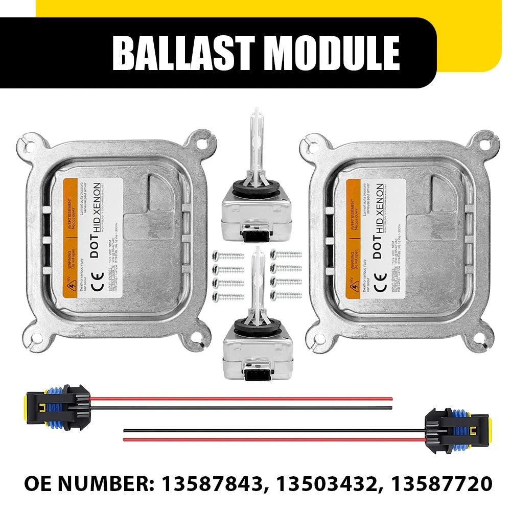 2PC Xenon Ballast Controller Computer Module for 2018 19 2020 Chevrolet Traverse 6B93BC-57