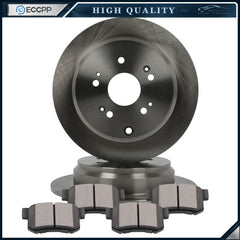 5 Lugs Fits 2007 2008 2009 ACURA RDX Rear Ceramic Brake Pads and Rotors Discs 6B93BC-57