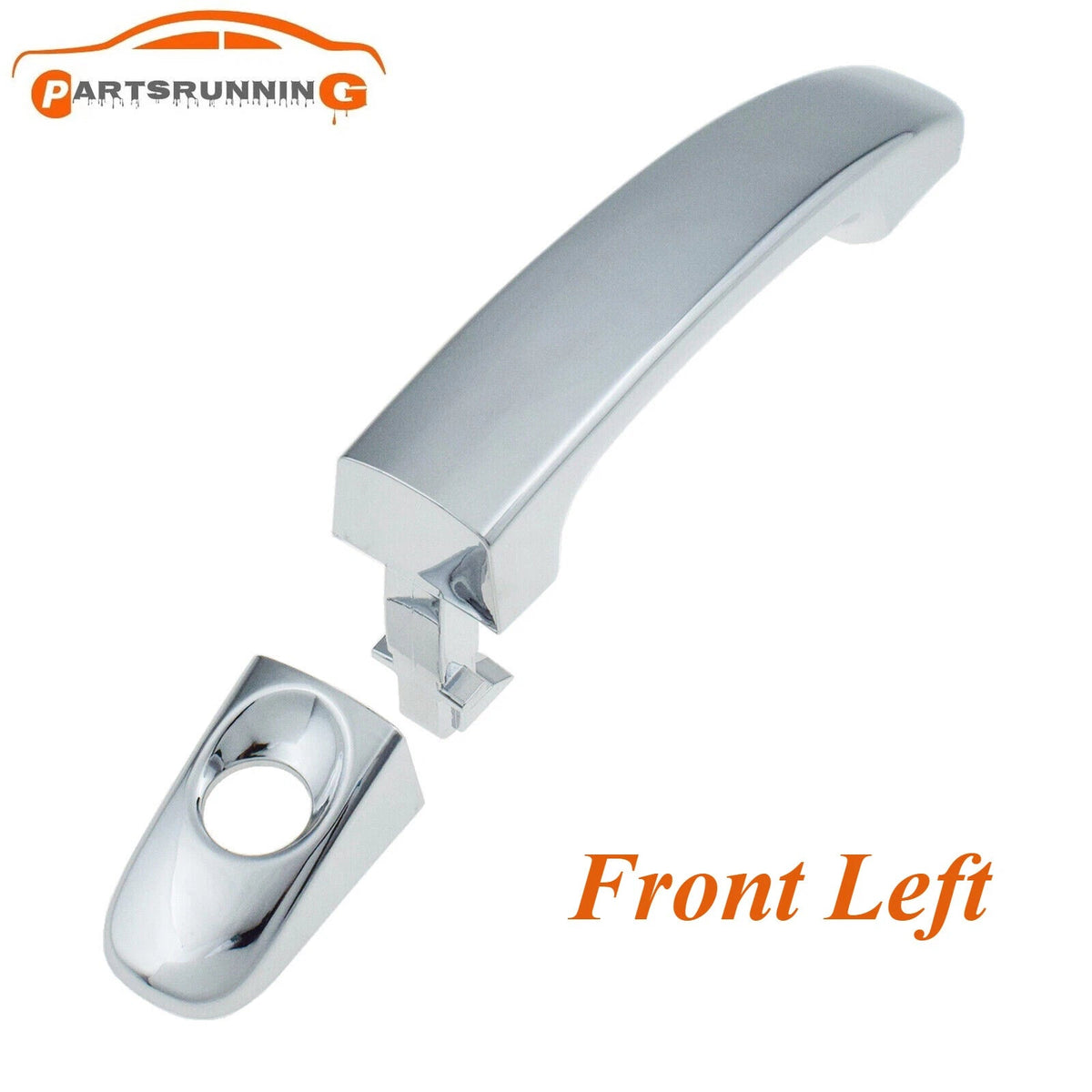 Front Left Outer Door Handle Chrome W/ Cap for Ford Ranger Mazda BT50 2012-2020 6B93BC-57