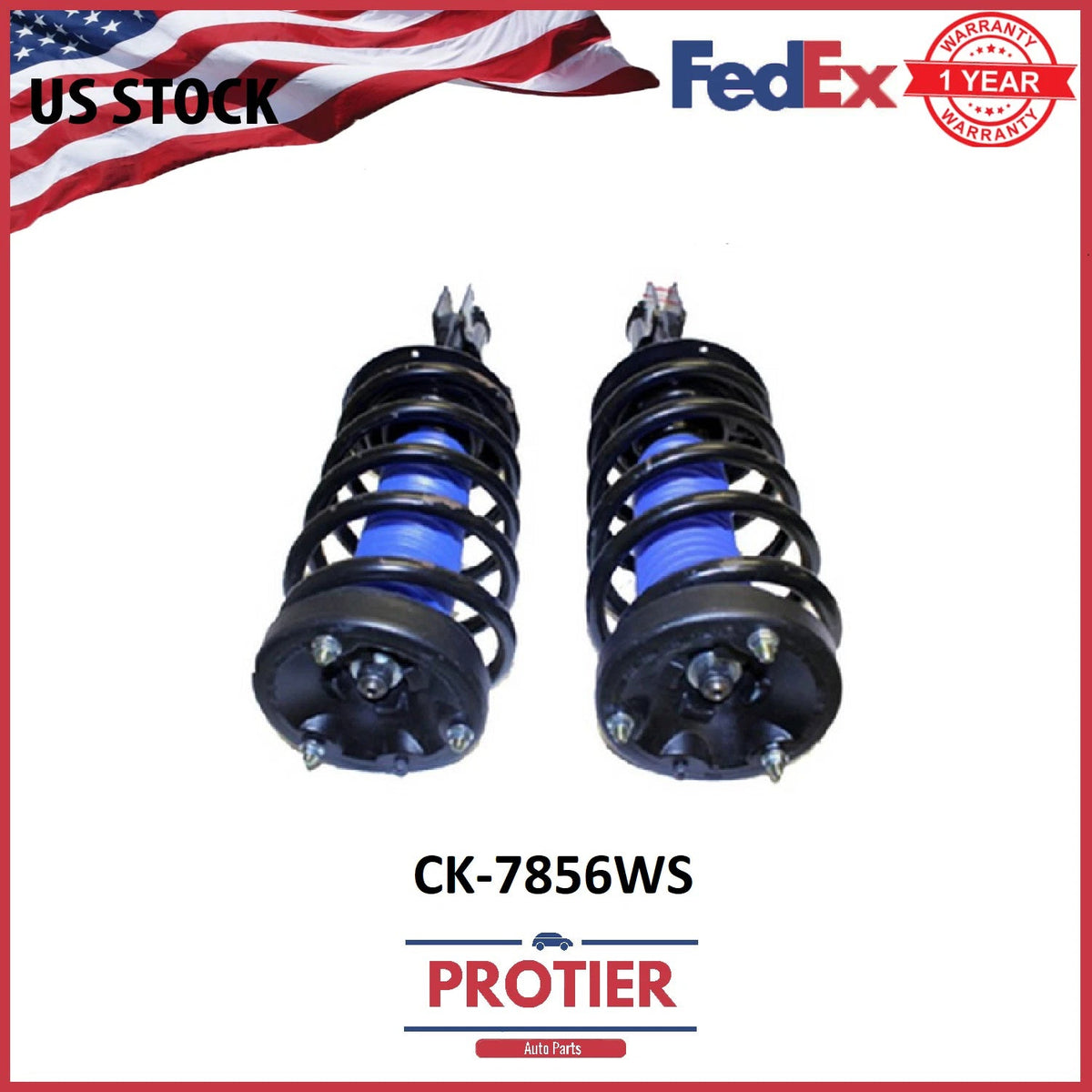 Front Air Spring to Coil Spring Conversion Kit for 00-06 BMW X5 w/ Shocks 6B93BC-57