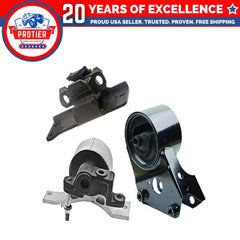 Fits 2003-2007 Nissan Murano 3.5L 4WD Front & Front RT Motor & Trans Mount 3PCS 6B93BC-57