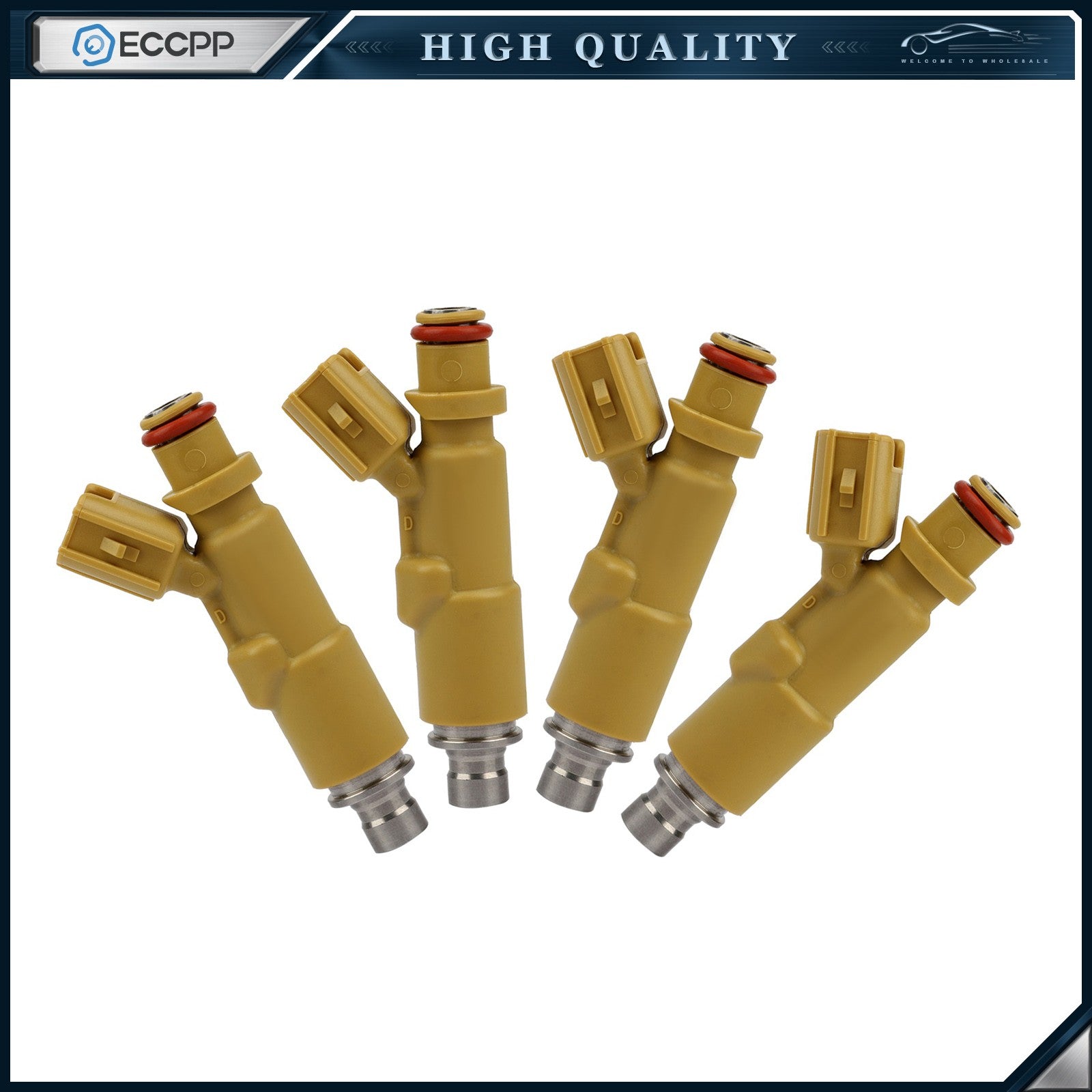 For Toyota Celica 2000-2003 Matrix Pontiac Vibe 2003 1.8L 4pcs Fuel Injectors 6B93BC-57